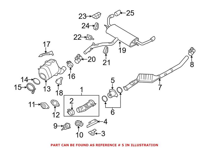 BMW Mixer (Pre Catalytic Converter) 18308513445